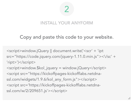 Anyform Script